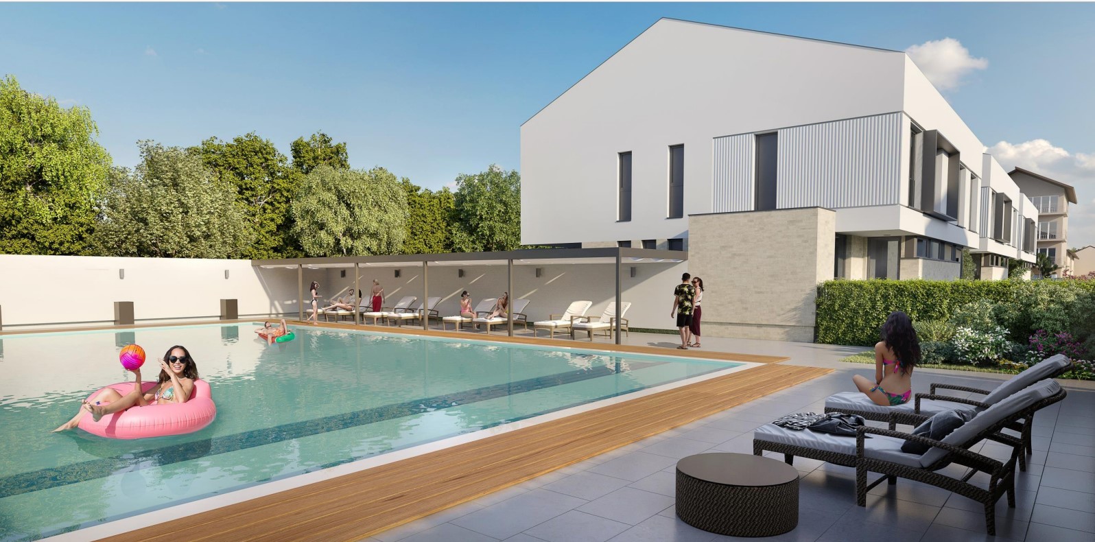 Vilă în Pipera cu piscina, ansamblul rezidențial ZenVille